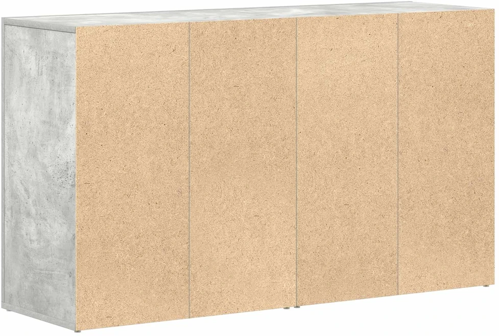 Kabalas Betono pilka 120 x 36 x 69 cm Apdirbta mediena