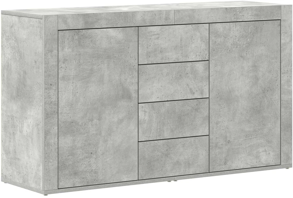 Kabalas Betono pilka 120 x 36 x 69 cm Apdirbta mediena