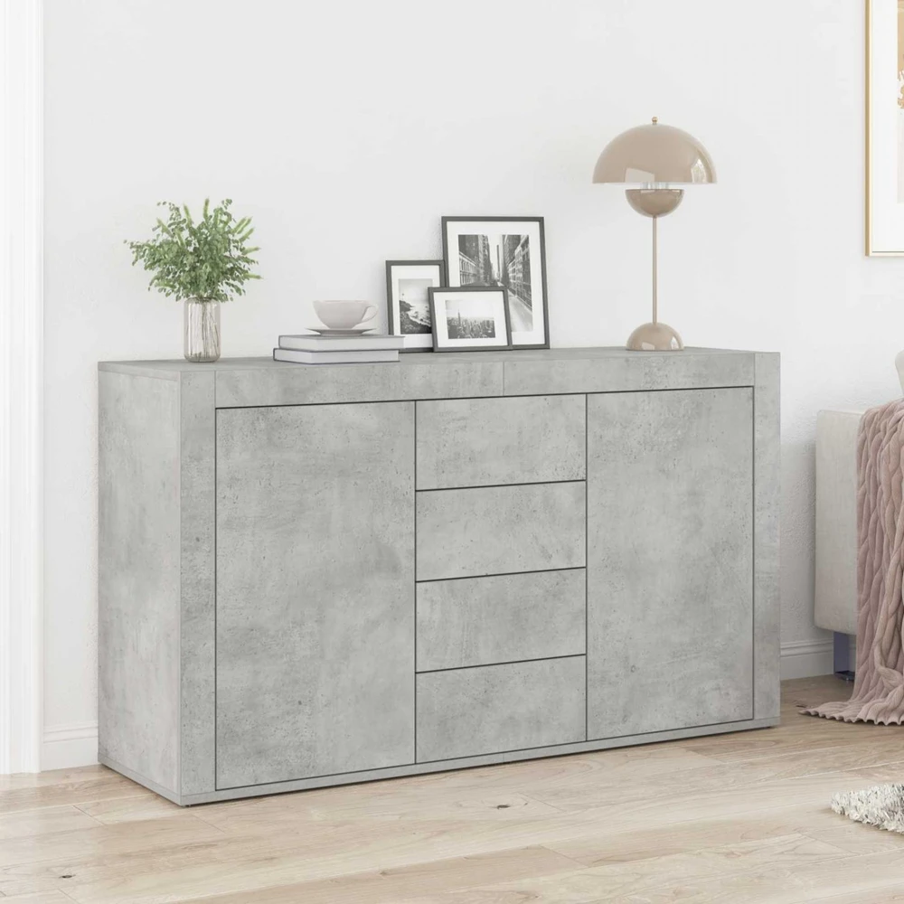 Kabalas Betono pilka 120 x 36 x 69 cm Apdirbta mediena