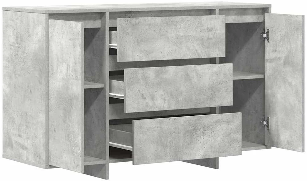 Kabalas Betono pilka 120 x 41 x 75 cm Apdirbta mediena