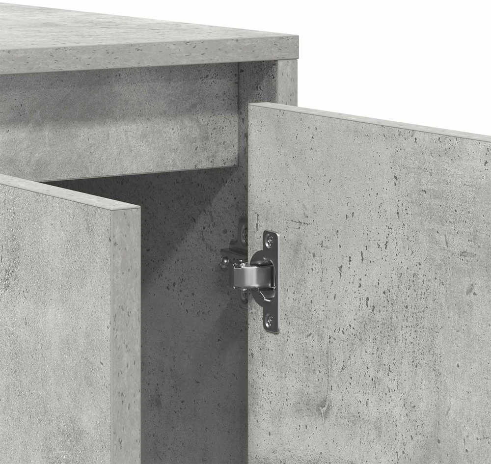 Kabalas Betono pilka 135 x 41 x 75 cm Apdirbta mediena