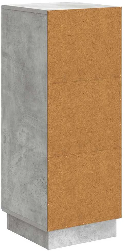 Kabalas Betono pilka 33 x 34,5 x 87 cm Apdirbta mediena