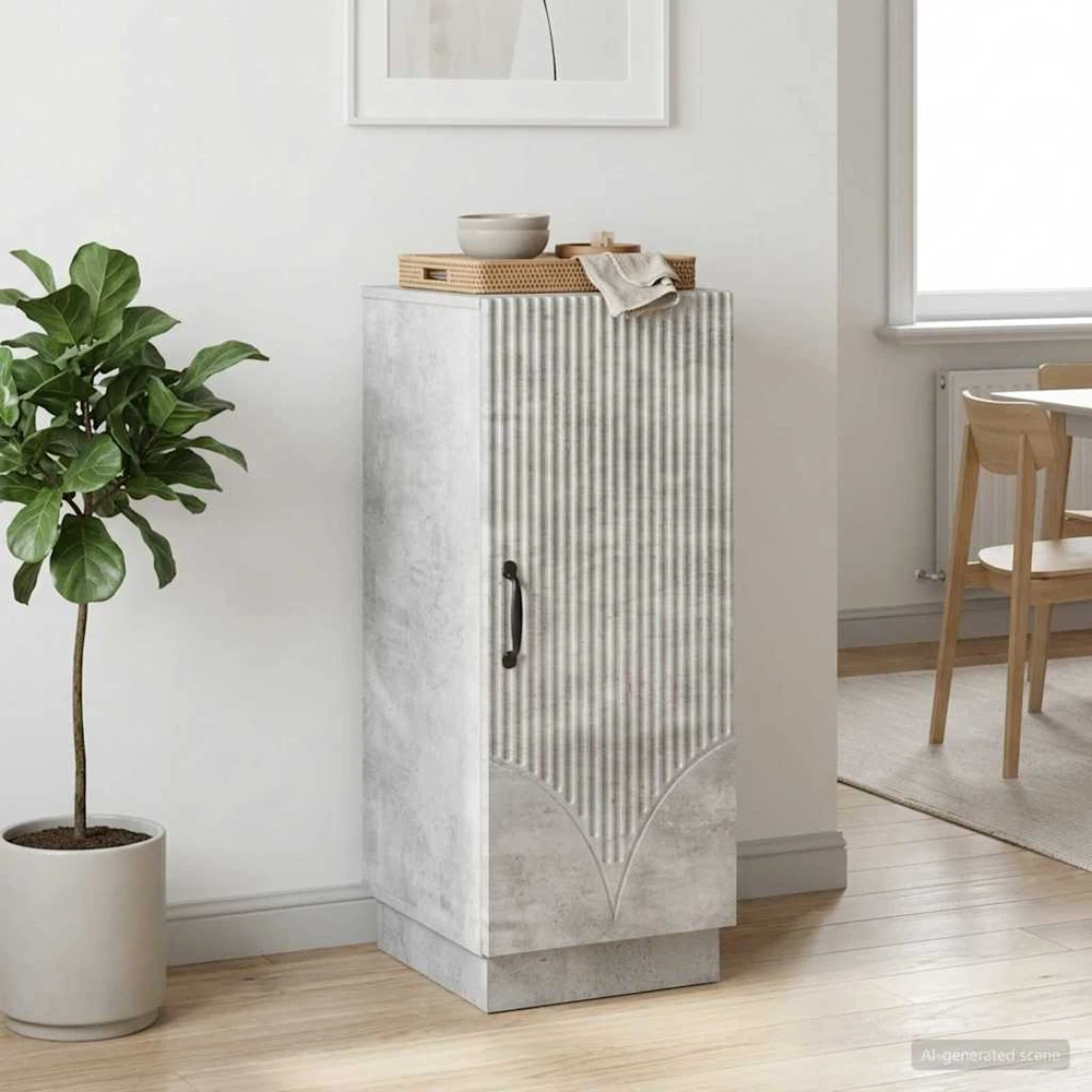 Kabalas Betono pilka 33 x 34,5 x 87 cm Apdirbta mediena
