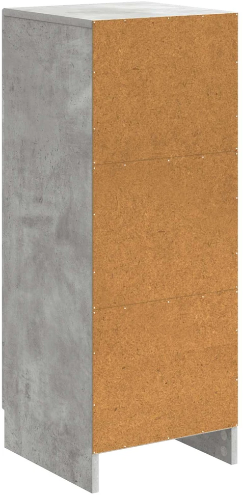 Kabalas Betono pilka 33 x 34,5 x 87 cm Apdirbta mediena