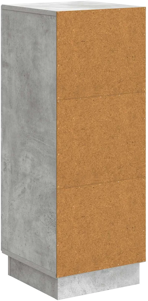 Kabalas Betono pilka 33 x 34,5 x 87 cm Apdirbta mediena