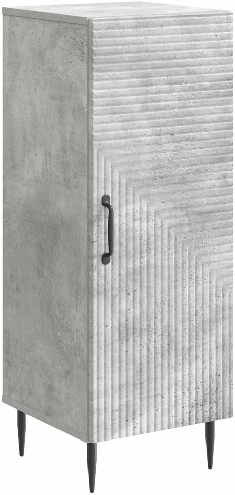 Kabalas Betono pilka 33 x 34,5 x 89,5 cm Apdirbta mediena