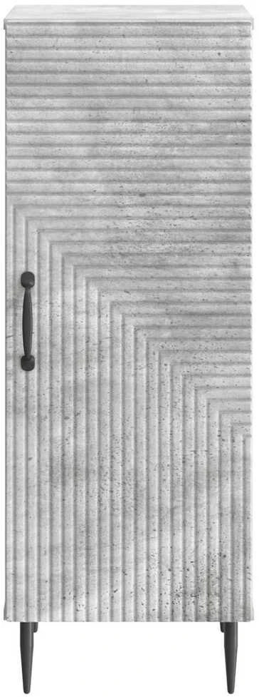 Kabalas Betono pilka 33 x 34,5 x 89,5 cm Apdirbta mediena