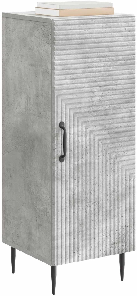 Kabalas Betono pilka 33 x 34,5 x 89,5 cm Apdirbta mediena