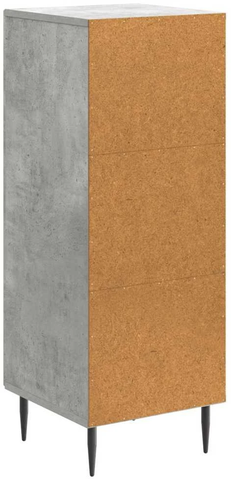Kabalas Betono pilka 33 x 34,5 x 89,5 cm Apdirbta mediena