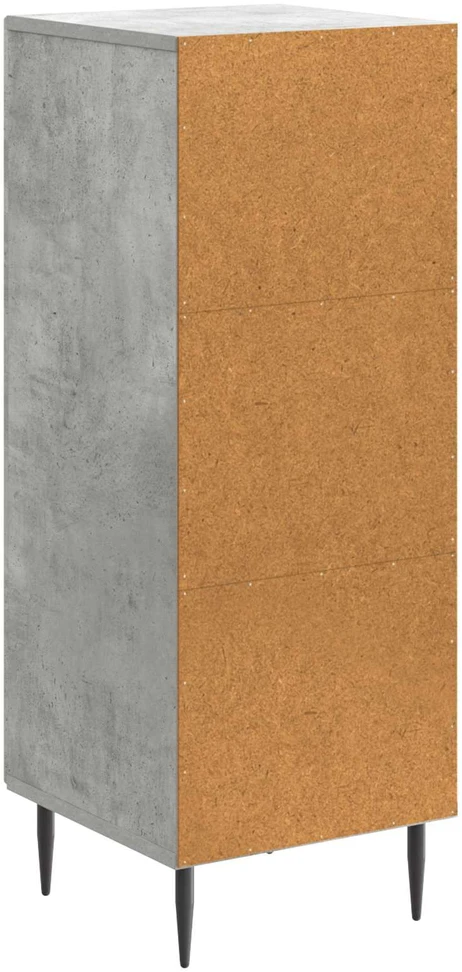 Kabalas Betono pilka 33 x 34,5 x 89,5 cm Apdirbta mediena