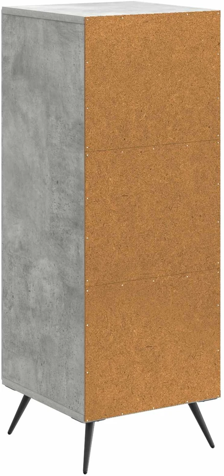 Kabalas Betono pilka 33 x 34,5 x 90 cm Apdirbta mediena