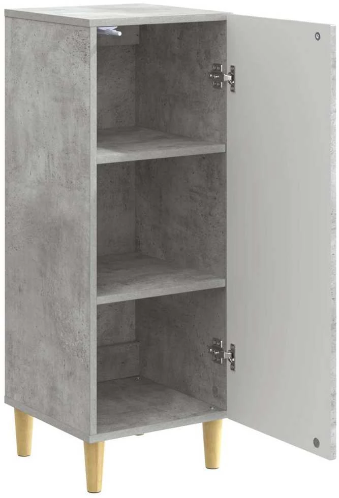 Kabalas Betono pilka 33 x 34,5 x 90 cm Apdirbta mediena