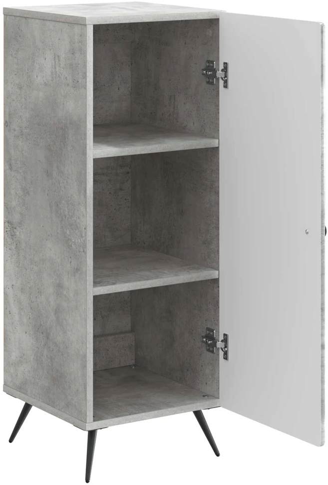 Kabalas Betono pilka 33 x 34,5 x 90 cm Apdirbta mediena