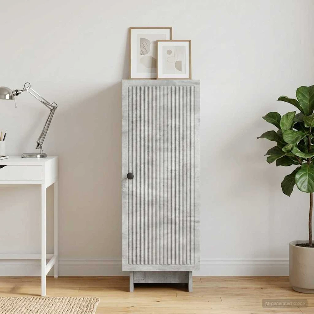 Kabalas Betono pilka 33 x 34,5 x 90 cm Apdirbta mediena