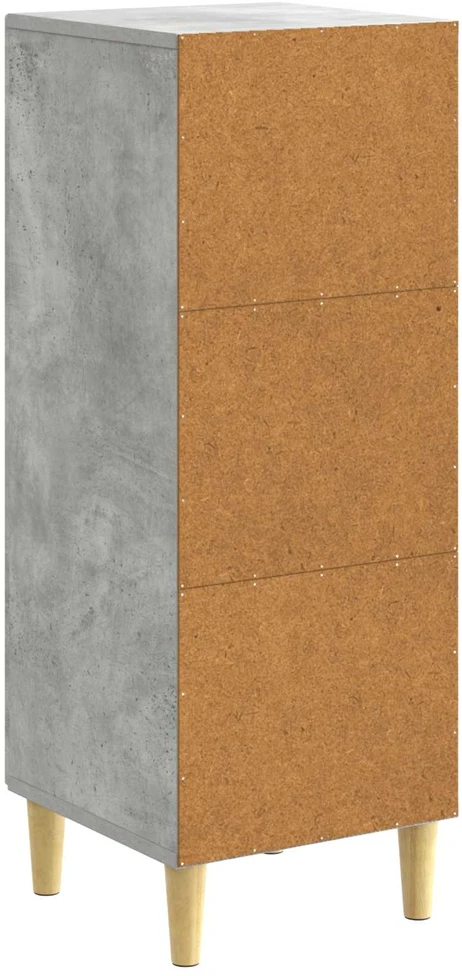 Kabalas Betono pilka 33 x 34,5 x 90 cm Apdirbta mediena