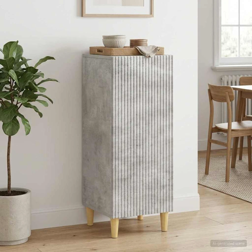 Kabalas Betono pilka 33 x 34,5 x 90 cm Apdirbta mediena