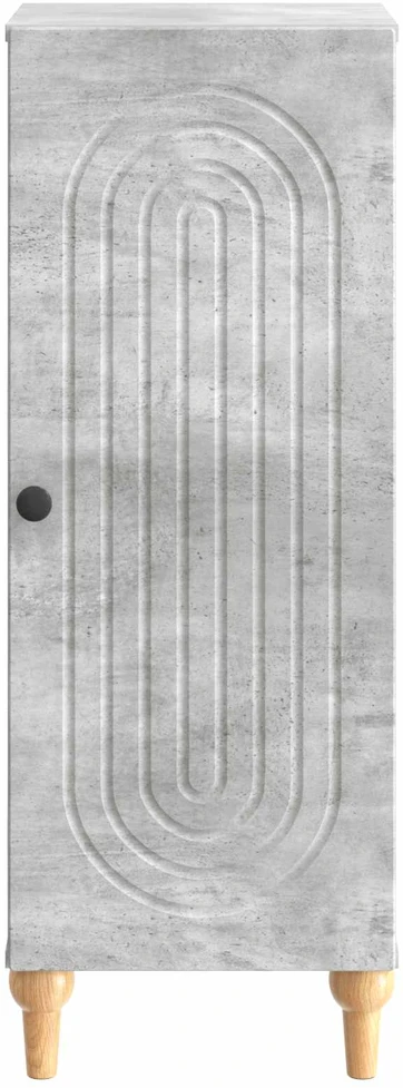 Kabalas Betono pilka 33 x 34,5 x 90 cm Apdirbta mediena