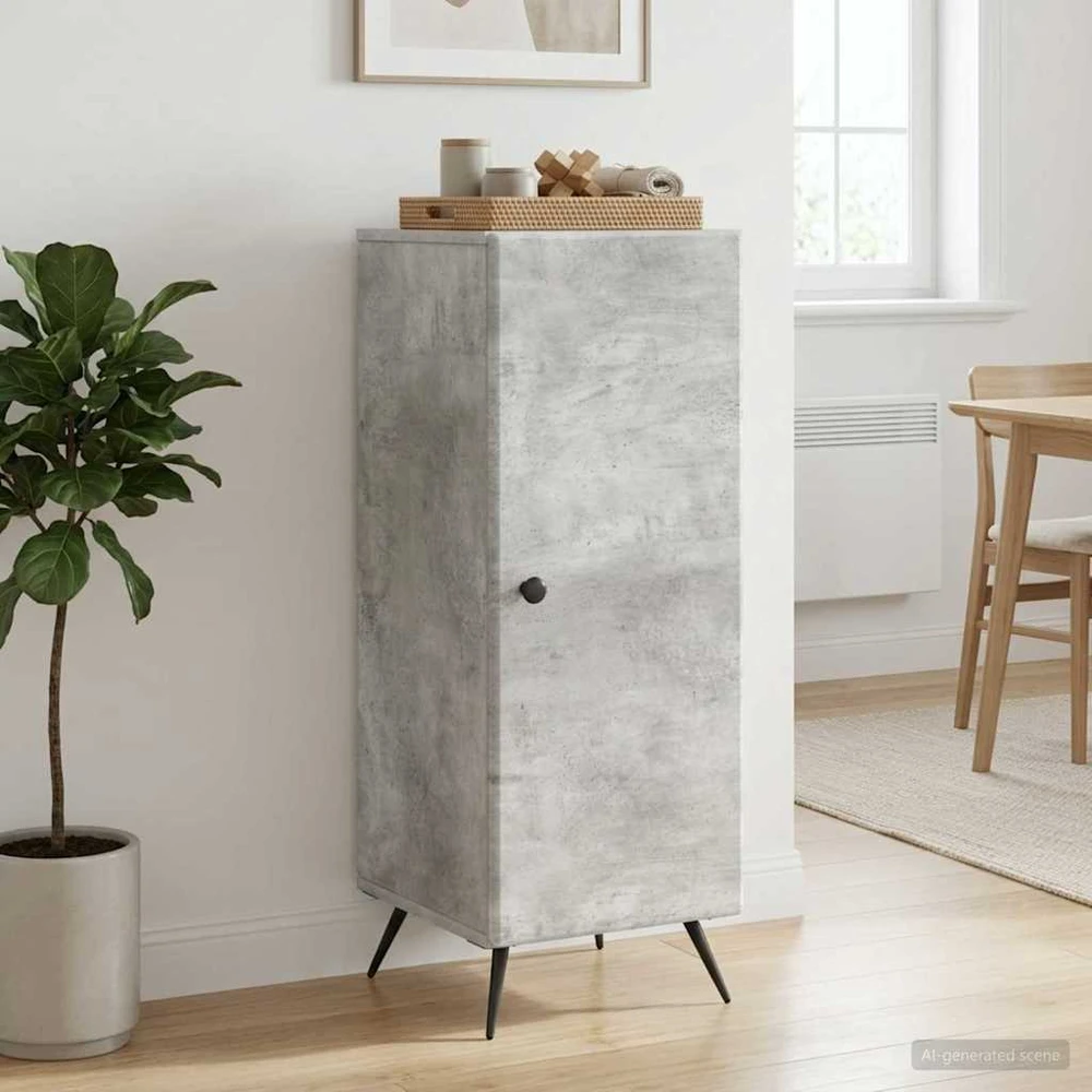 Kabalas Betono pilka 33 x 34,5 x 90 cm Apdirbta mediena