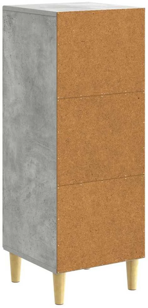 Kabalas Betono pilka 33 x 34,5 x 90 cm Apdirbta mediena