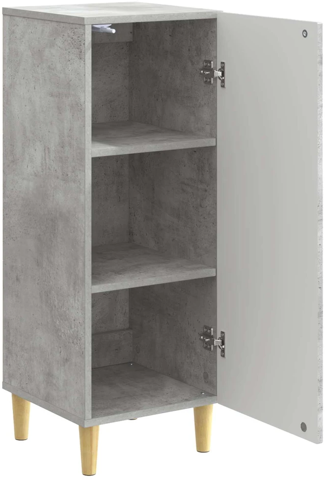 Kabalas Betono pilka 33 x 34,5 x 90 cm Apdirbta mediena