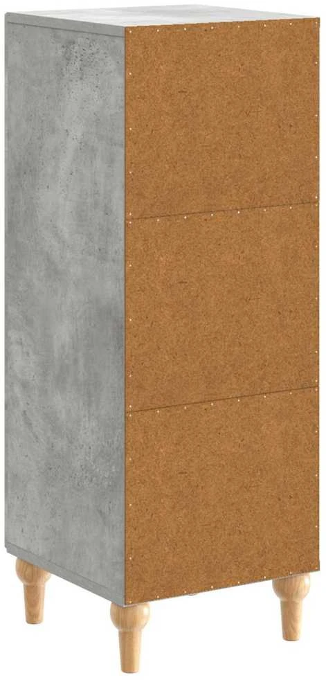 Kabalas Betono pilka 33 x 34,5 x 90 cm Apdirbta mediena