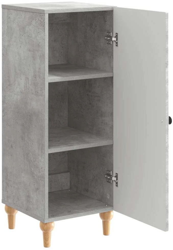 Kabalas Betono pilka 33 x 34,5 x 90 cm Apdirbta mediena
