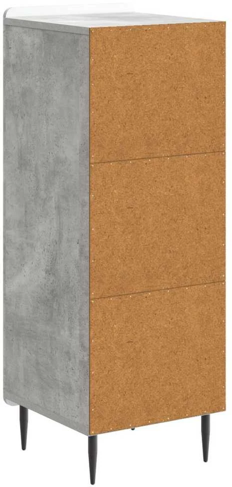 Kabalas Betono pilka 34,5 x 33 x 92 cm Apdirbta mediena