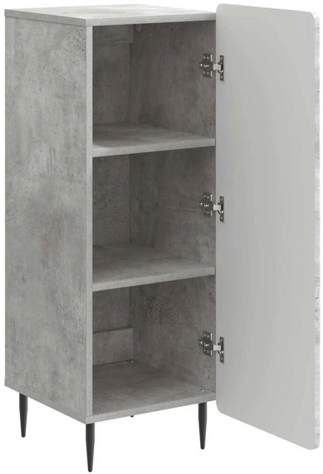 Kabalas Betono pilka 34,5 x 33 x 92 cm Apdirbta mediena