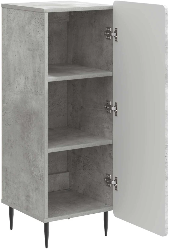 Kabalas Betono pilka 34,5 x 33 x 92 cm Apdirbta mediena