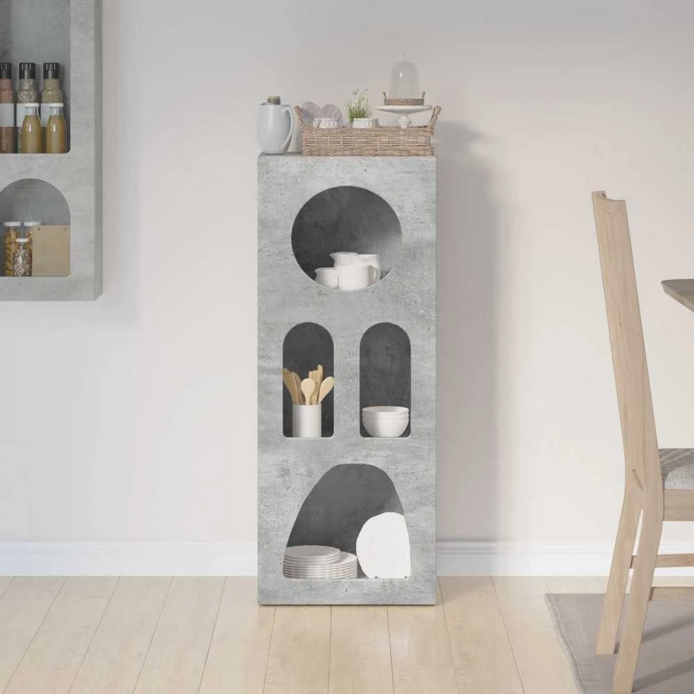 Kabalas ELST Betono pilka 40 x 35 x 100.5 cm Apdirbta mediena