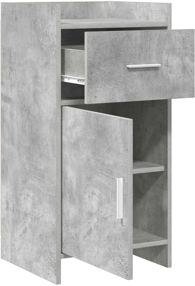Kabalas Betono pilka 40 x 36 x 80 cm Apdirbta mediena