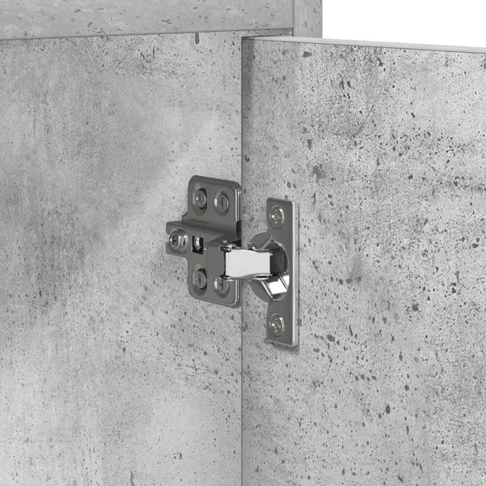 Kabalas Betono pilka 40 x 36 x 80 cm Apdirbta mediena