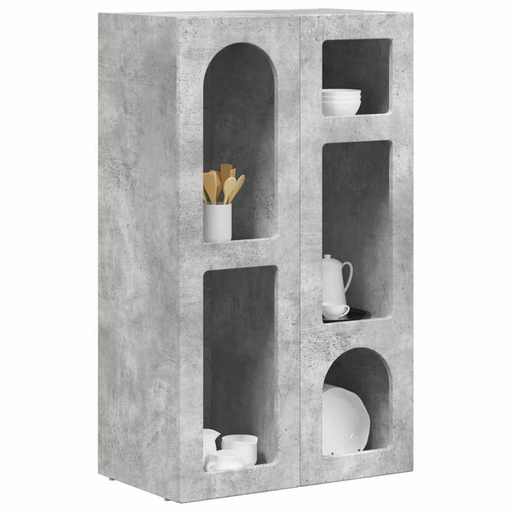 Kabalas ELST Betono pilka 59 x 35 x 100,5 cm Apdirbta mediena