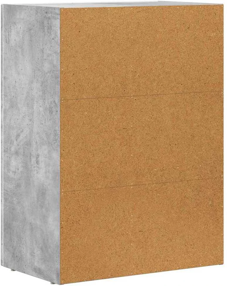 Kabalas ELST Betono pilka 59 x 35 x 80.5 cm Apdirbta mediena