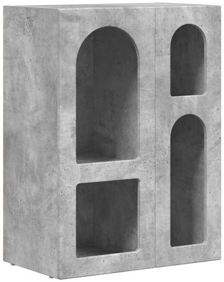 Kabalas ELST Betono pilka 59 x 35 x 80.5 cm Apdirbta mediena