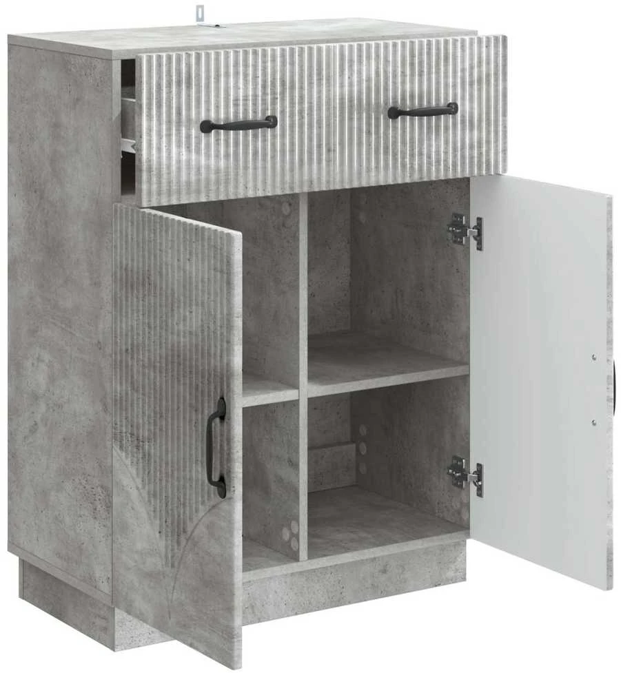 Kabalas Betono pilka 66 x 34,5 x 87 cm Apdirbta mediena