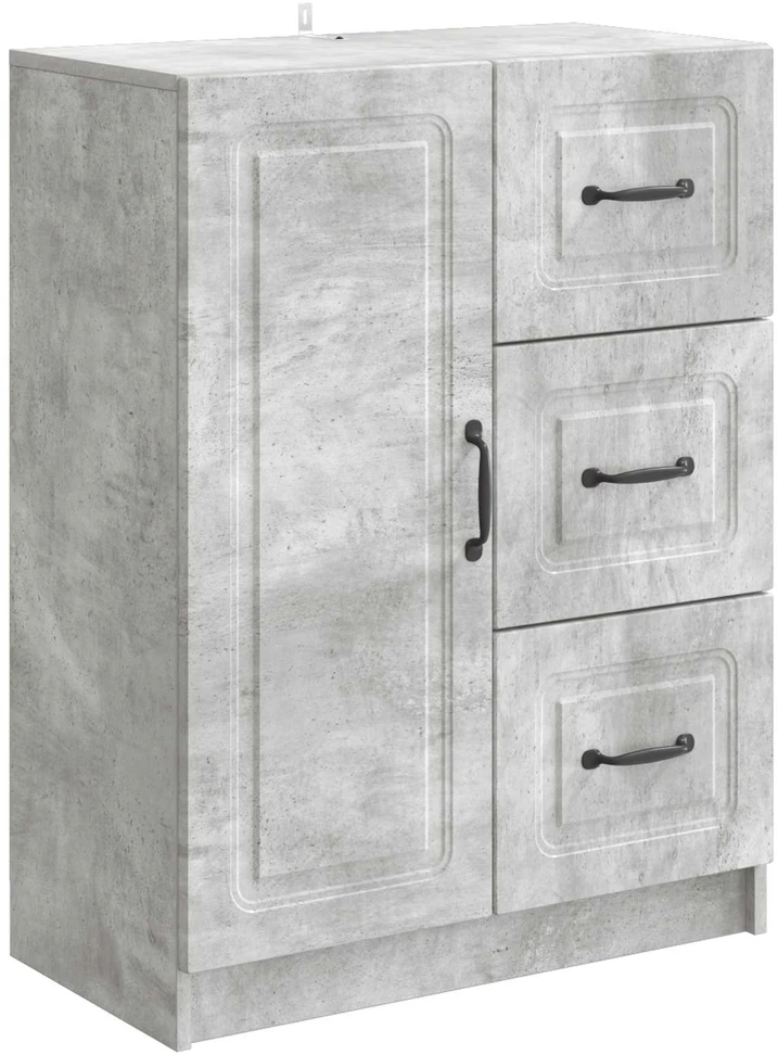 Kabalas Betono pilka 66 x 34,5 x 87 cm Apdirbta mediena