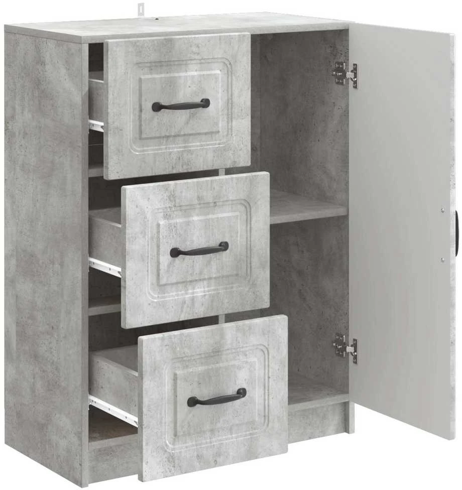 Kabalas Betono pilka 66 x 34,5 x 87 cm Apdirbta mediena