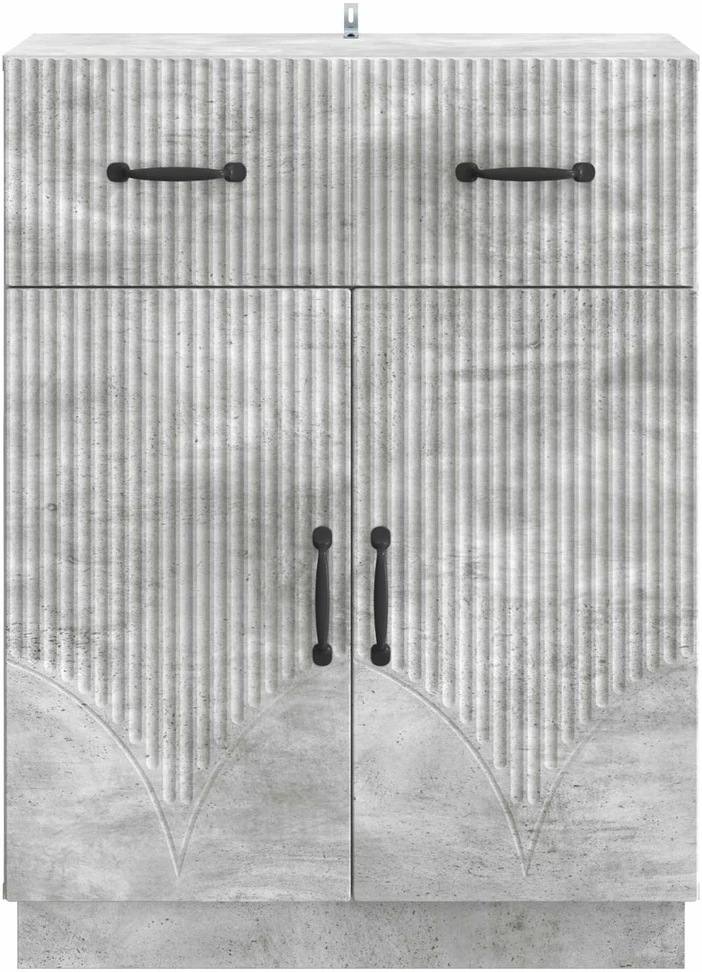 Kabalas Betono pilka 66 x 34,5 x 87 cm Apdirbta mediena