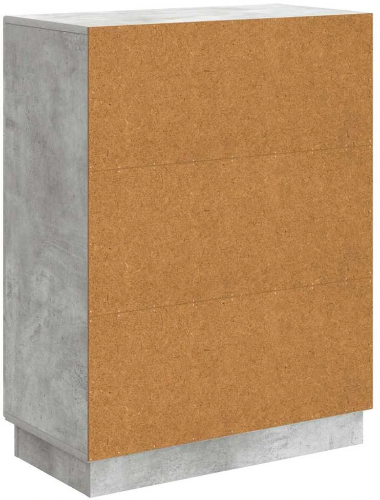 Kabalas Betono pilka 66 x 34,5 x 87 cm Apdirbta mediena