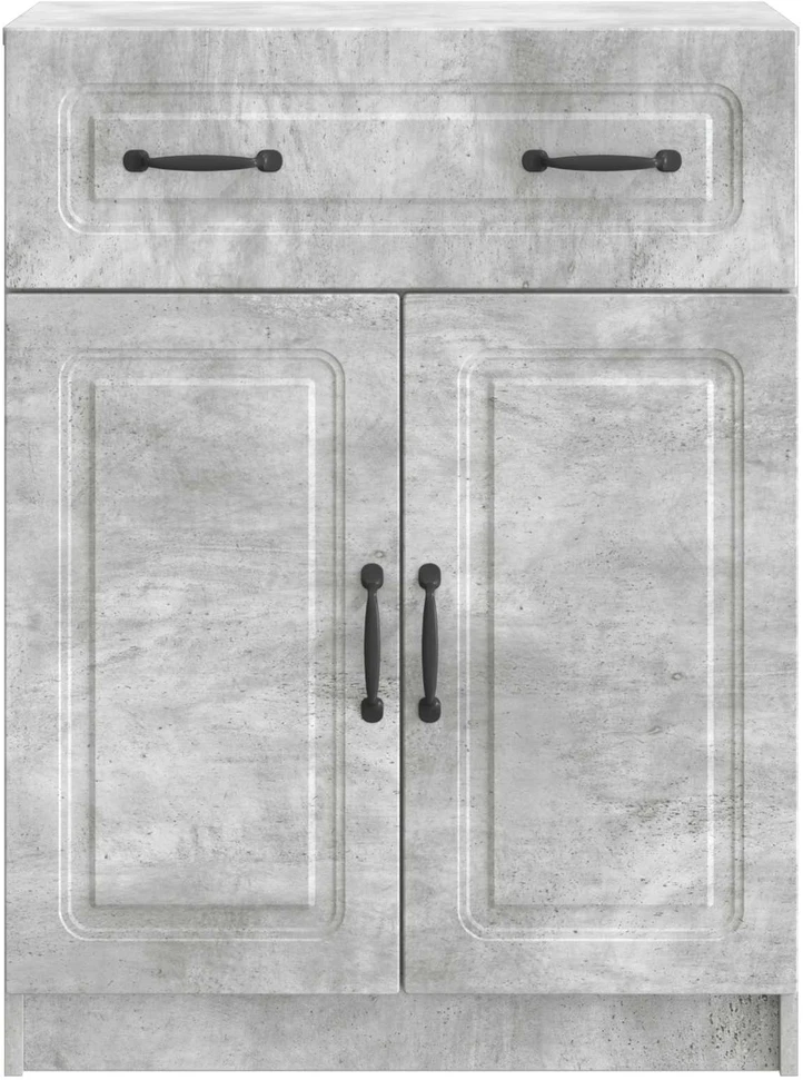 Kabalas Betono pilka 66 x 34,5 x 87 cm Apdirbta mediena