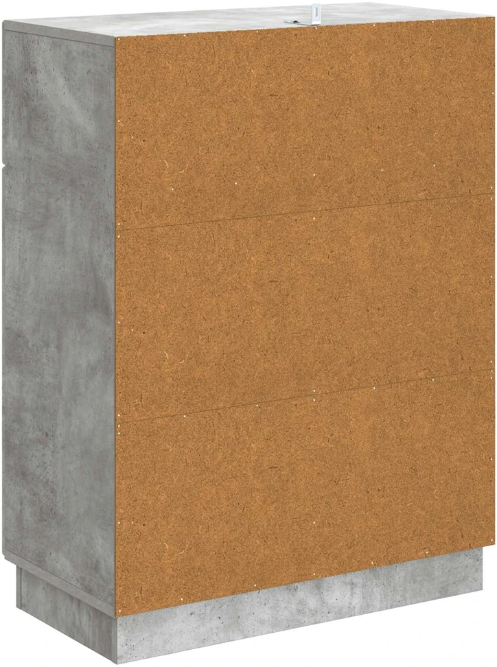Kabalas Betono pilka 66 x 34,5 x 87 cm Apdirbta mediena