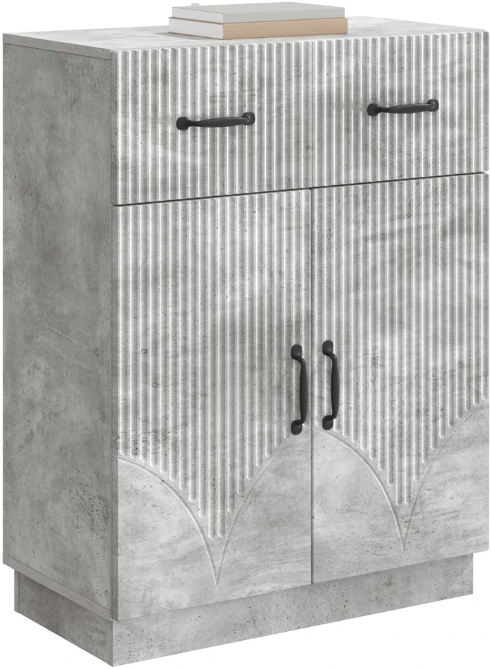 Kabalas Betono pilka 66 x 34,5 x 87 cm Apdirbta mediena