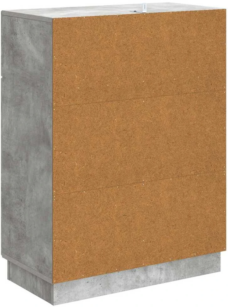 Kabalas Betono pilka 66 x 34,5 x 87 cm Apdirbta mediena