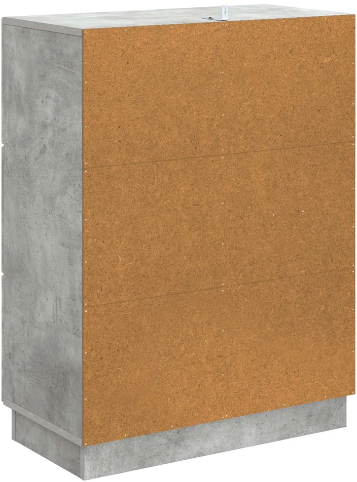 Kabalas Betono pilka 66 x 34,5 x 87 cm Apdirbta mediena