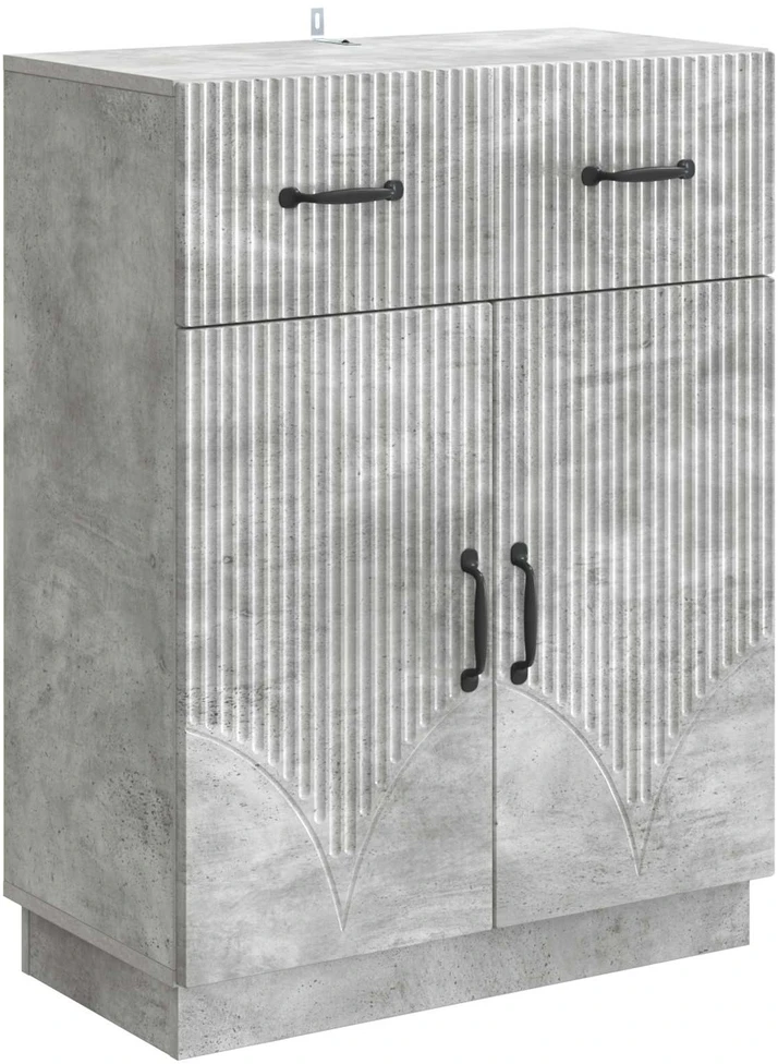 Kabalas Betono pilka 66 x 34,5 x 87 cm Apdirbta mediena