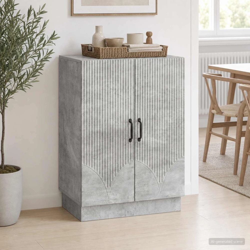 Kabalas Betono pilka 66 x 34,5 x 87 cm Apdirbta mediena