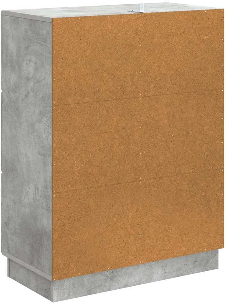 Kabalas Betono pilka 66 x 34,5 x 87 cm Apdirbta mediena