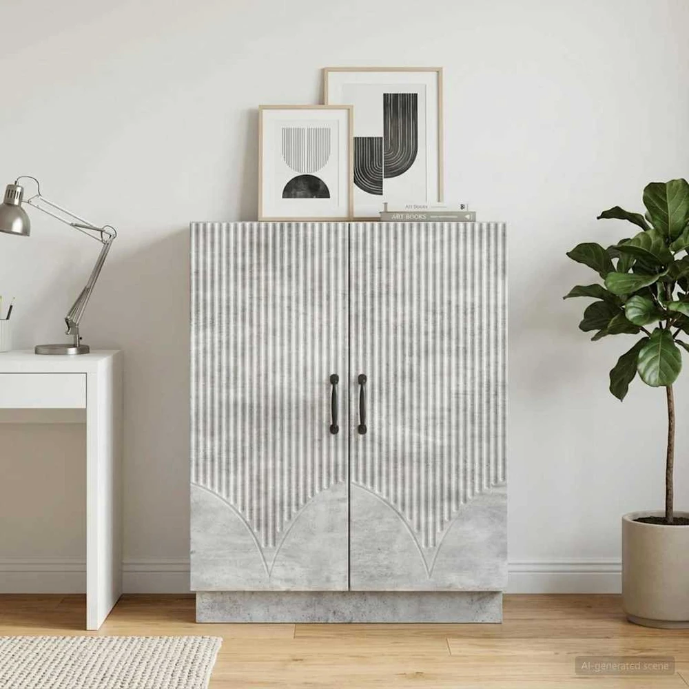 Kabalas Betono pilka 66 x 34,5 x 87 cm Apdirbta mediena