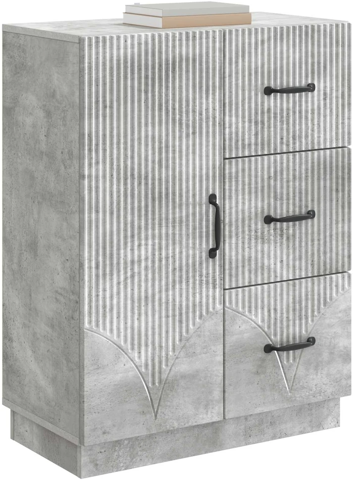 Kabalas Betono pilka 66 x 34,5 x 87 cm Apdirbta mediena